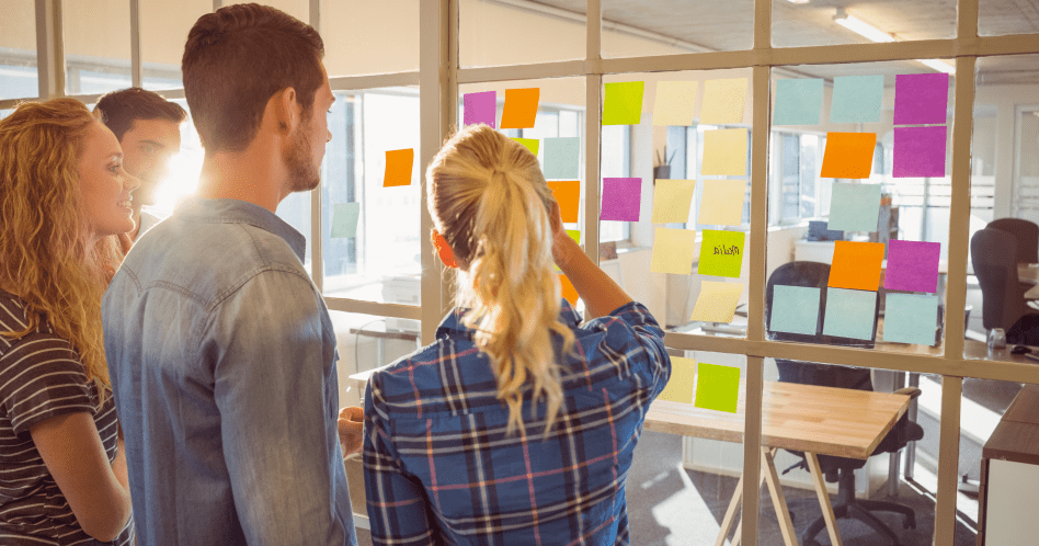 Planejamento da equipe de metodologia scrum
