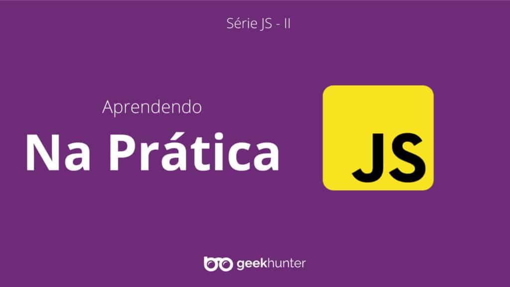 imagem de fundo roxo com simbolo do javascript e da geekhunter