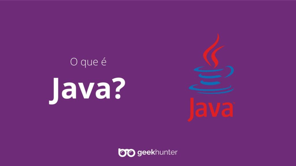 fundo roxo logo do java e da geekhunter