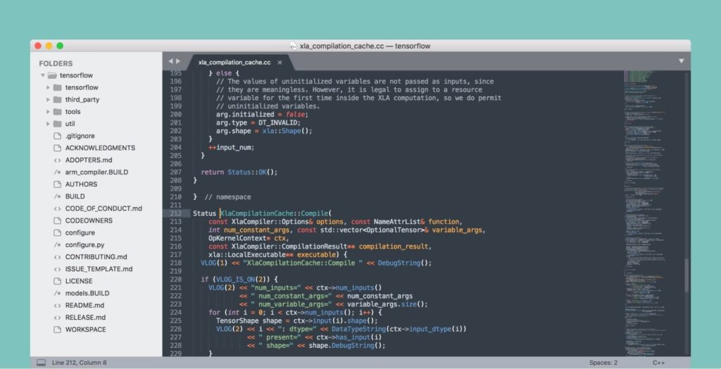 tela de computador com codigos de programacao