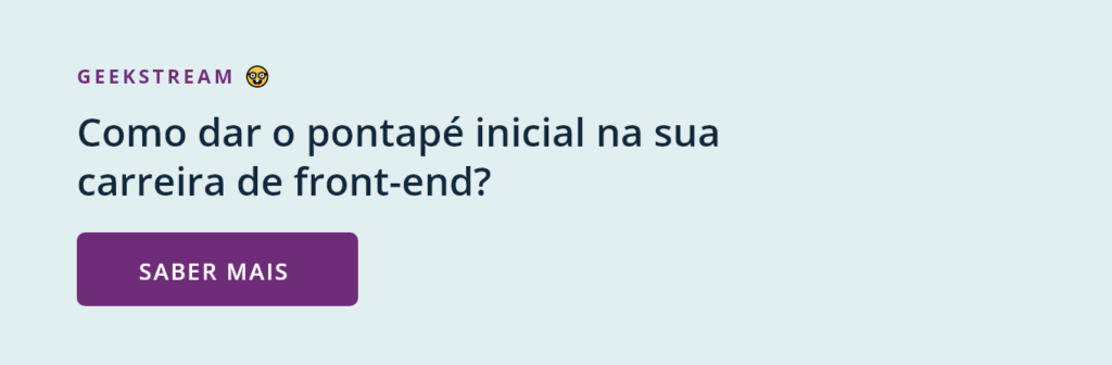 carreira front-end