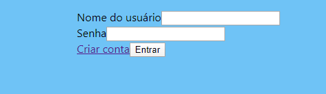 estilização componente de login