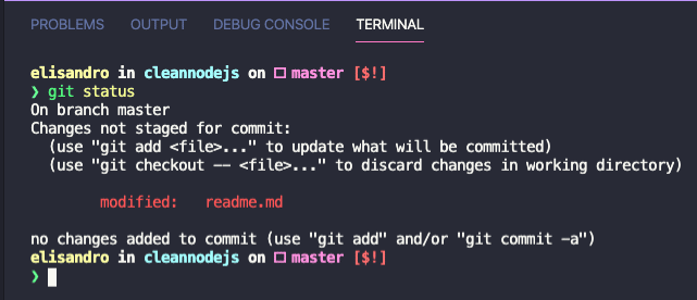 git status