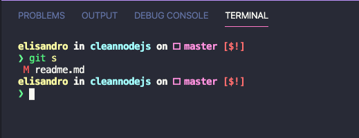 comando git status