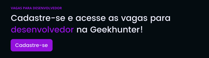 Banner com link para se cadastrar na geekhunter.